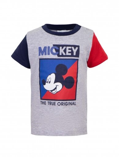 Pilki marškinėliai Mickey Mouse 3102D90 Pilki marškinėliai Mickey Mouse 3102D90