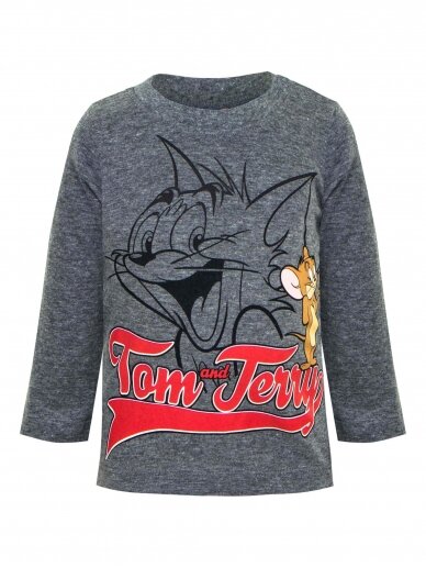 Pilki marškinėliai Tom and Jerry 2655D355 Pilki marškinėliai Tom and Jerry 2655D355