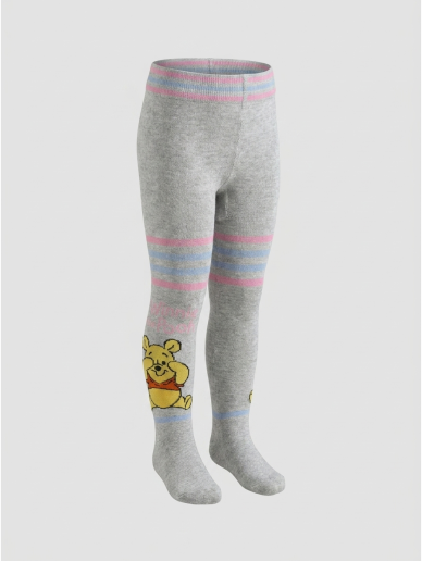 Pilkos spalvos pėdkelnės Winnie-the-Pooh Pilkos spalvos pėdkelnės Winnie-the-Pooh