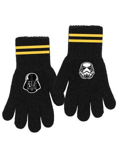 Plonos juodos pirštinės Star Wars 1857D193