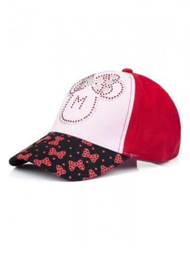 Raudona kepurė su snapeliu Minnie Mouse 3045D07