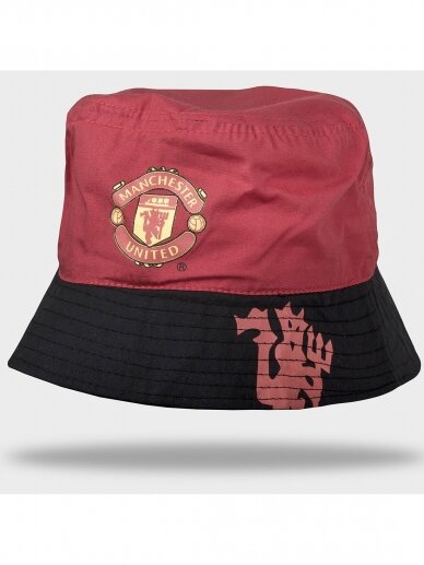 Raudona juoda kepurė Manchester United 1096D200 Raudona juoda kepurė Manchester United 1096D200
