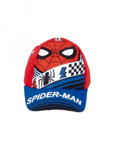 Raudona kepurė su snapeliu Spiderman 2421D28 Raudona kepurė su snapeliu Spiderman 2421D28