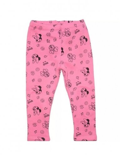 Rožinės spalvos pašiltintos tamprės Minnie 3424D250