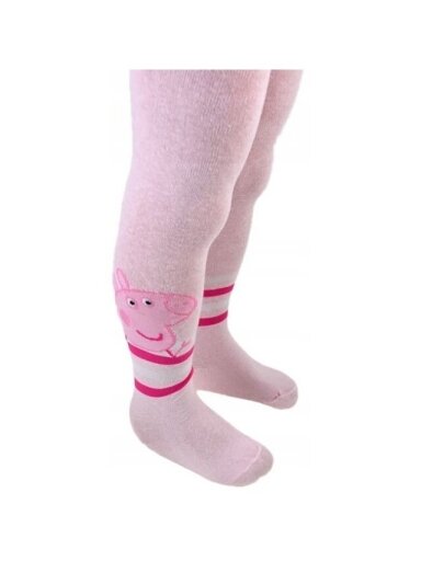 Rožinės spalvos pėdkelnės "Peppa Pig"