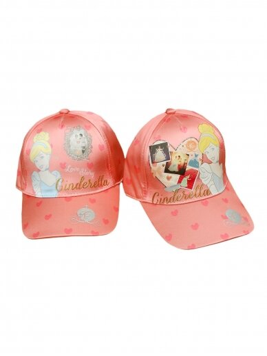 Rožinės spalvos kepurė su snapeliu Cinderella 1184D199