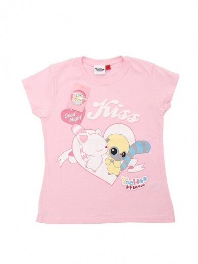 Rožinės spalvos marškinėliai Yoohoo & Friends 0536D101