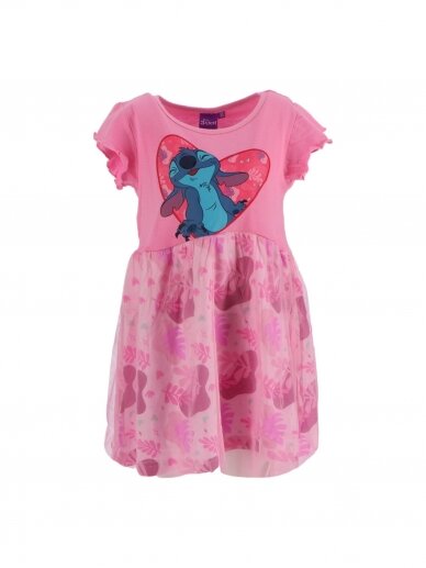 Rožinės spalvos suknelė Lilo & Stitch 3710D359 Rožinės spalvos suknelė Lilo & Stitch 3710D359