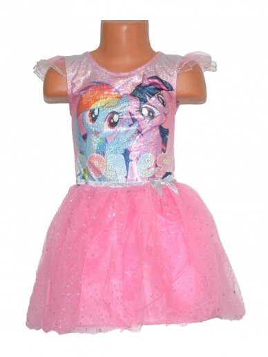 Rožinės spalvos suknelė su tiuliu My Little Pony 1165D239