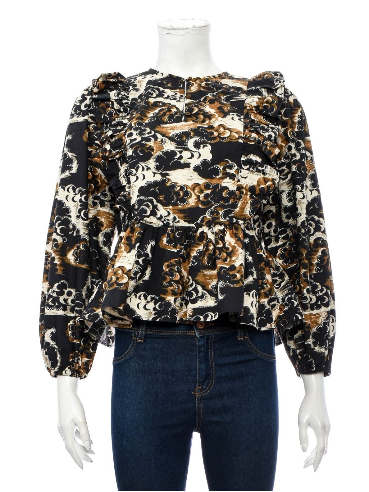 Scotch & Soda marginta palaidinė su abstrakčiu raštu Scotch & Soda marginta palaidinė su abstrakčiu raštu