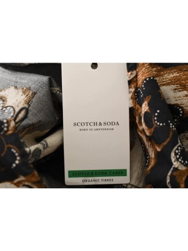 Scotch & Soda marginta palaidinė su abstrakčiu raštu 1 Scotch & Soda marginta palaidinė su abstrakčiu raštu 1