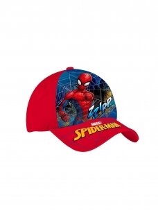 Spiderman raudona kepurė su snapeliu 2418D28