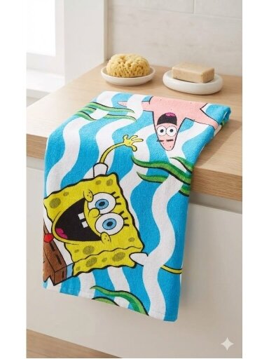 SpongeBob Seaweed rankšluostis rankoms ir veidui 4273D347