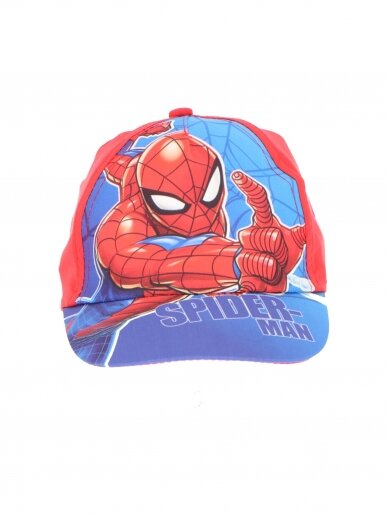 Spiderman mėlyna raudona kepurė su snapeliu 2395D4 1