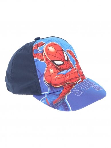 Spiderman tamsiai mėlyna kepurė su snapeliu 2396D16