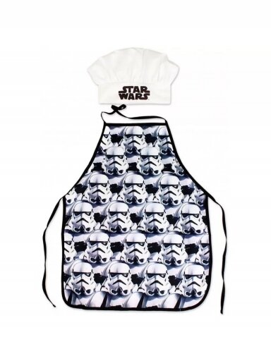 Star Wars virtuvės šefo prijuostė su kepure 1996D50/DPA