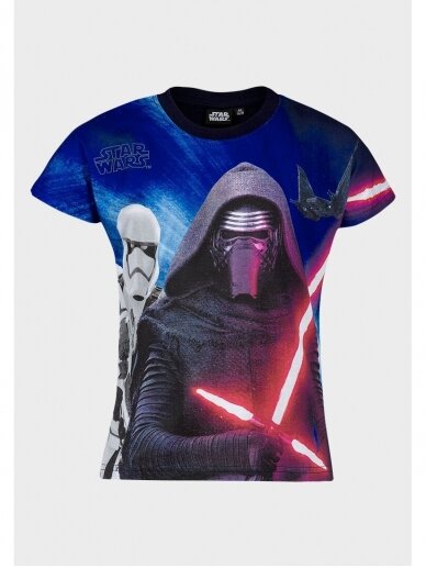 Star Wars marškinėliai su juodos spalvos apykakle 0964D181