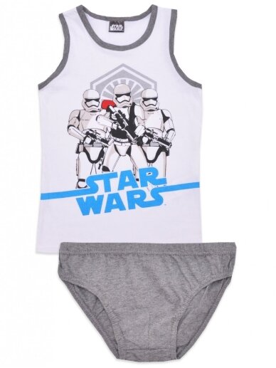 Star Wars maškinėliai ir pilkos kelnaitės 0136D033 Star Wars maškinėliai ir pilkos kelnaitės 0136D033