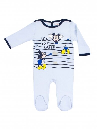 Šviesiai mėlynas kombinezonas Mickey Mouse Sea 3113D102 Šviesiai mėlynas kombinezonas Mickey Mouse Sea 3113D102
