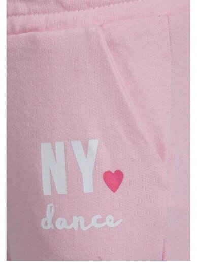 Šviesiai rožinės sportinės kelnės NY Dance 0720D137