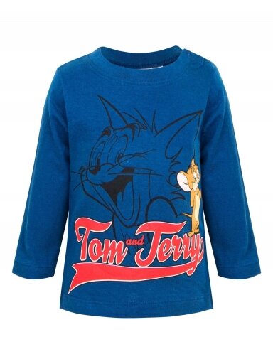 Tamsiai mėlyni marškinėliai Tom and Jerry 2654D355