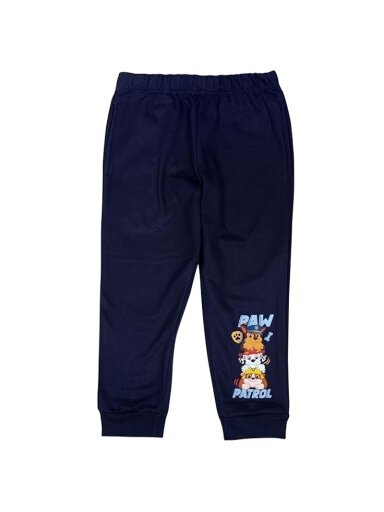 Tamsiai mėlynos Paw Patrol medvilninės kelnės