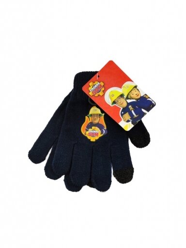 Tamsiai mėlynos pirštinės Fireman Sam 1398D50