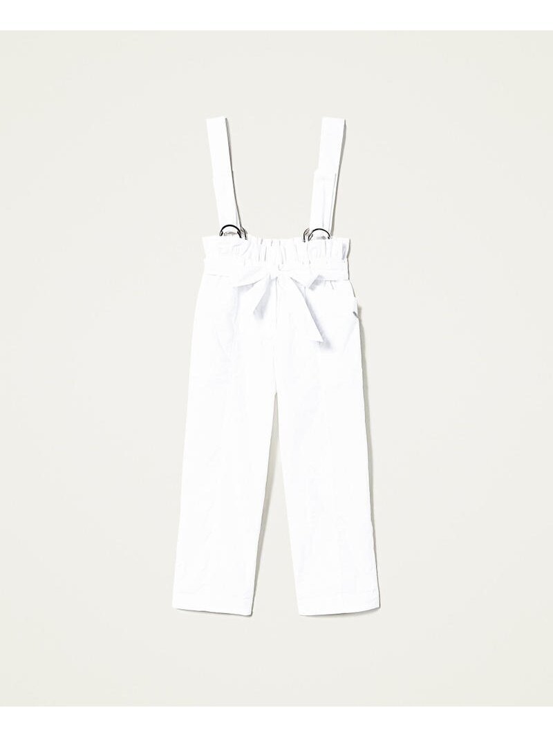 Twinset baltos kelnės su petnešėlėmis 5 Twinset baltos kelnės su petnešėlėmis 5