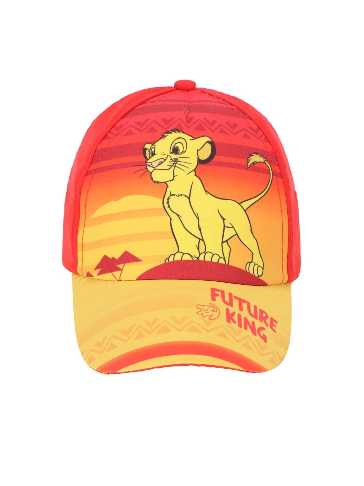 Vaikiška kepurė su snapeliu Lion King Red 4783D128-1