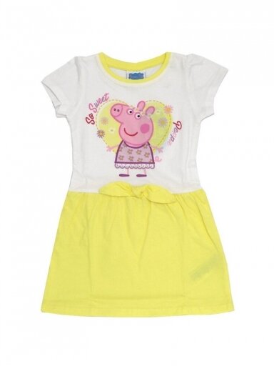 Vaikiška suknelė Peppa Pig Yellow 3458D354