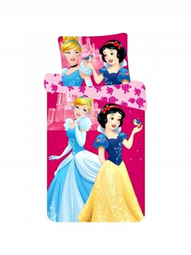 Vaikiškas patalynės komplektas Disney Princess 1801DZP7