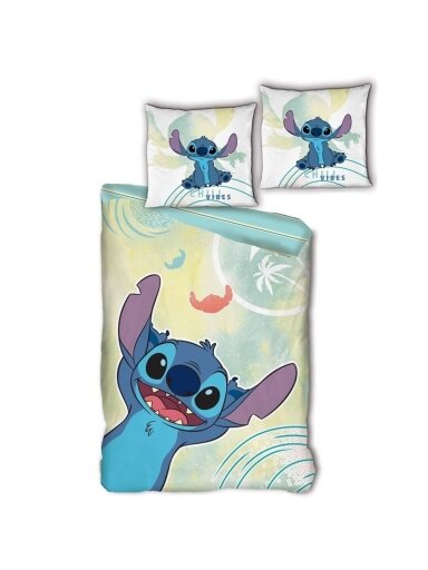 Vaikiškas patalynės komplektas Lilo & Stitch Vibes 4589D284
