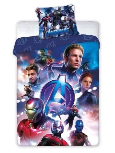 Vaikiškas patalynės komplektas „Marvel Avengers“ (Keršytojai) 4534D96-1