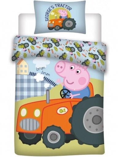 Vaikiškas patalynės komplektas Peppa Pig 2267DZP4