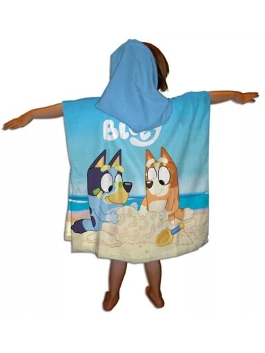Vaikiškas pončas Bluey Sandcastle 5163D197-1