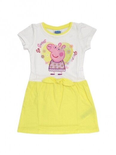 Vaikiška suknelė Peppa Pig Yellow 3458D354 Vaikiška suknelė Peppa Pig Yellow 3458D354