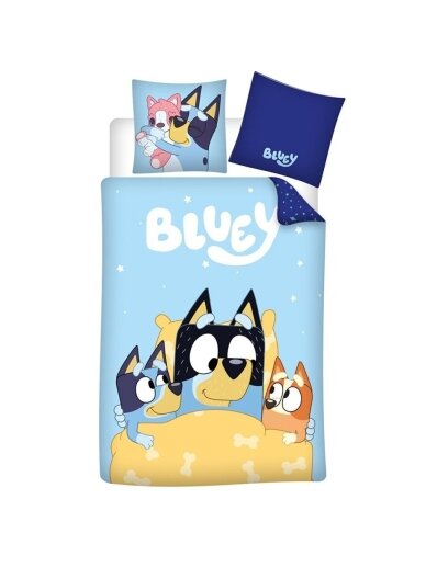 Vaikiškas patalynės komplektas Bluey 4588D100-1 Vaikiškas patalynės komplektas Bluey 4588D100-1