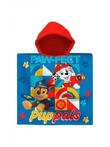 Vaikiškas pončas Paw Patrol Paw-fect 3143D135 Vaikiškas pončas Paw Patrol Paw-fect 3143D135