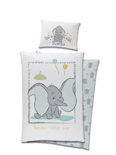 Vaikiškos patalynės komplektas Disney Dumbo 4799D47 Vaikiškos patalynės komplektas Disney Dumbo 4799D47