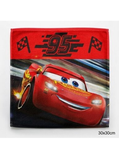 Veido ir rankų rankšluostis Disney Cars Flag 5071D313