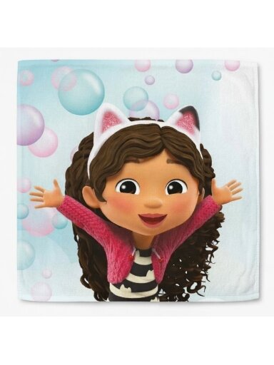 Veido ir rankų rankšluostis Gabby's Dollhouse Bubbles 5124D350 Veido ir rankų rankšluostis Gabby's Dollhouse Bubbles 5124D350