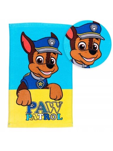 Veido ir rankų rankšluostis Paw Patrol Chase 5086D323