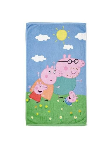 Veido ir rankų rankšluostis Peppa Pig Family 5094D337