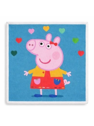 Veido rankšluostis Peppa Pig Hearts 4778D88-1