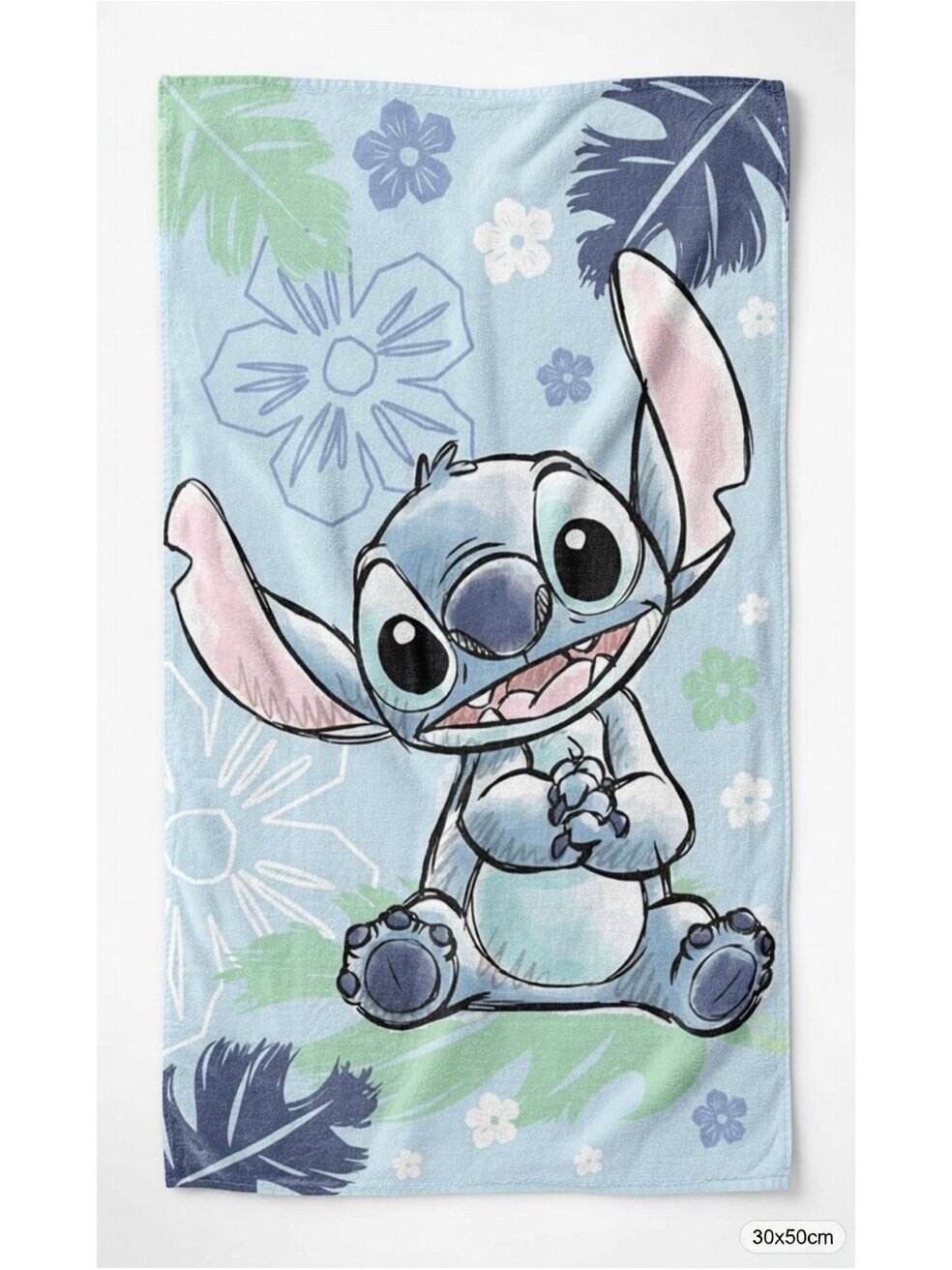 Veido ir rankų rankšluostis Lilo and Stitch Ohana Blue 5129D328
