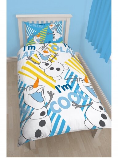 Viengulis patalynės komplektas Frozen Olaf 2147D364