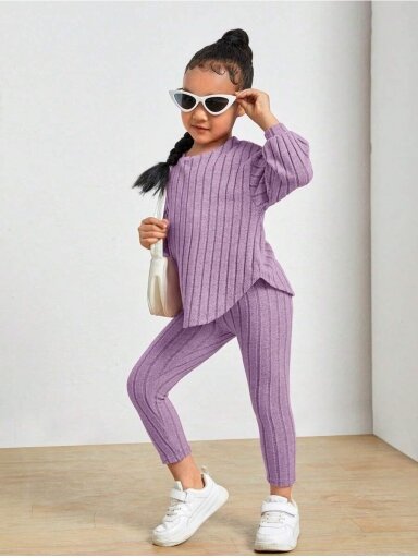 Violetinės spalvos kostiumėlis 2665D351