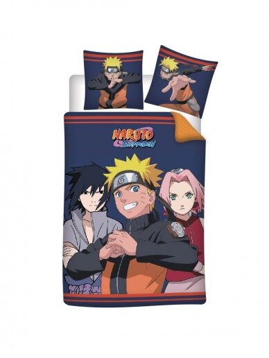 Viengulis patalynės komplektas Naruto 2163DZ10 Viengulis patalynės komplektas Naruto 2163DZ10