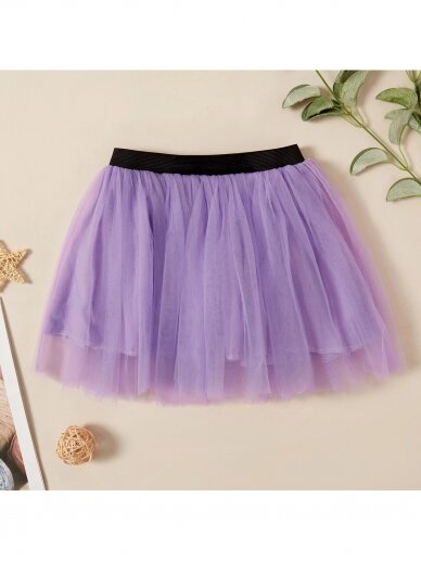 Violetinis vaikiškas sijonas 1556D009