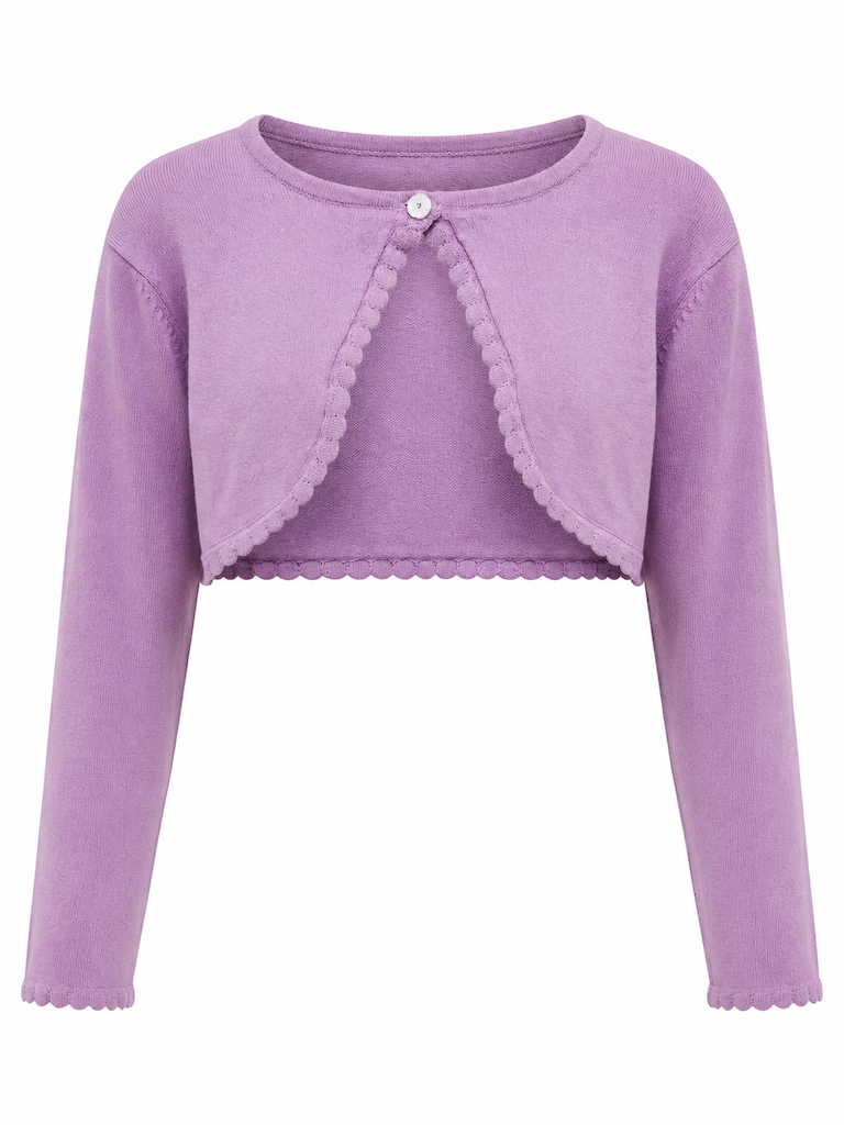 Violetinis Mayoral bolero tipo megztinis 54361 Malva Violetinis Mayoral bolero tipo megztinis 54361 Malva